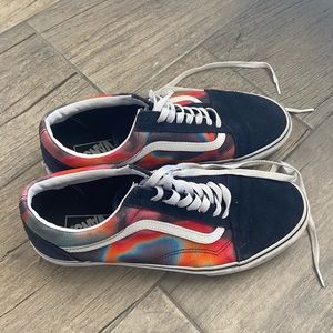 Rainbow Tie-Dye Vans M(10.5) W(12)